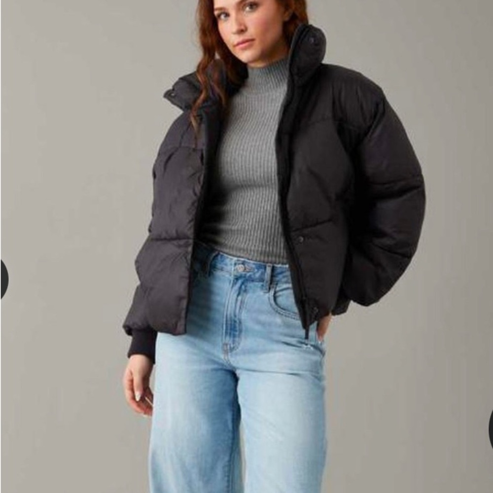 Aritzia Black Puffer Jacket